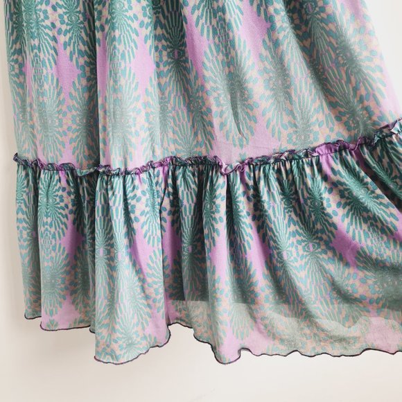 Wallis Multicolour Pattern Strappy Sleeveless Dress UK 14 - Picture 3 of 7